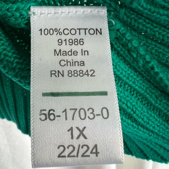 Woman Within Long Sleeve Pullover Sweater Size 1X (22/24) - Picture 7 of 7